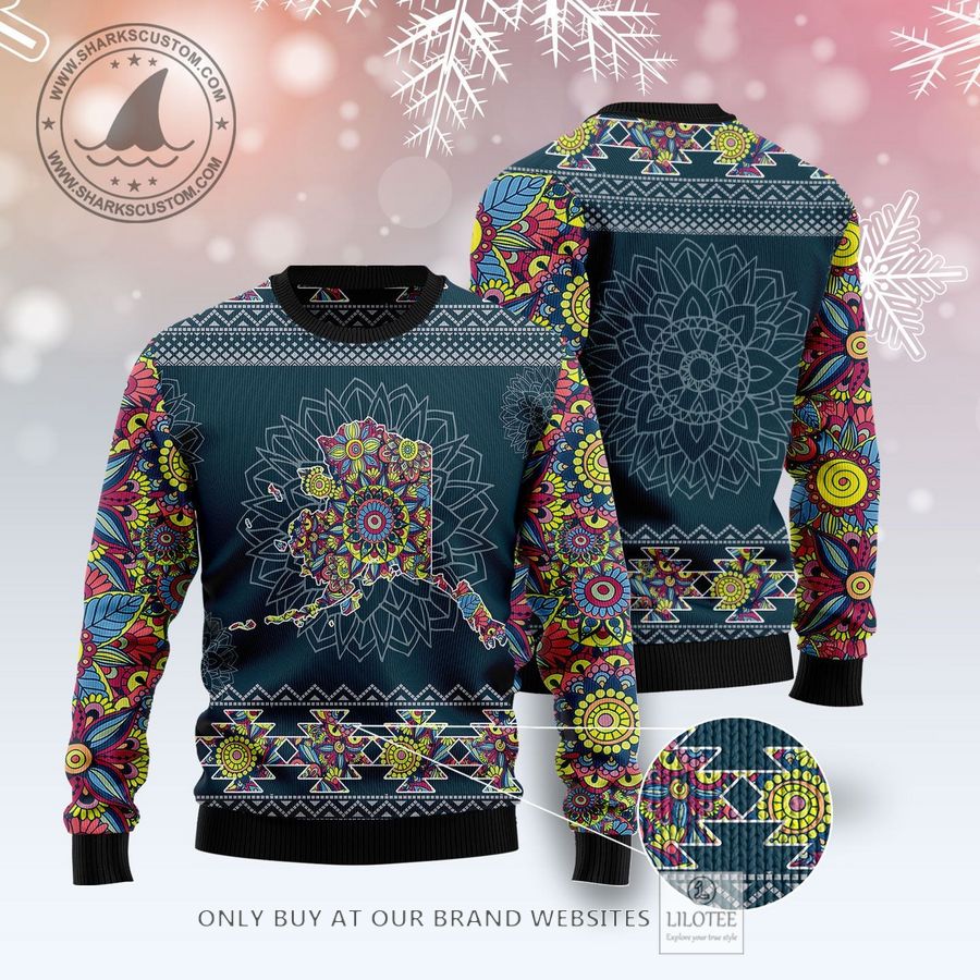 Alaska Blue Mandal Ugly Christmas Sweater - LIMITED EDITION 3 Alaska Blue Mandal Ugly Christmas Sweater - LIMITED EDITION - Image 3
