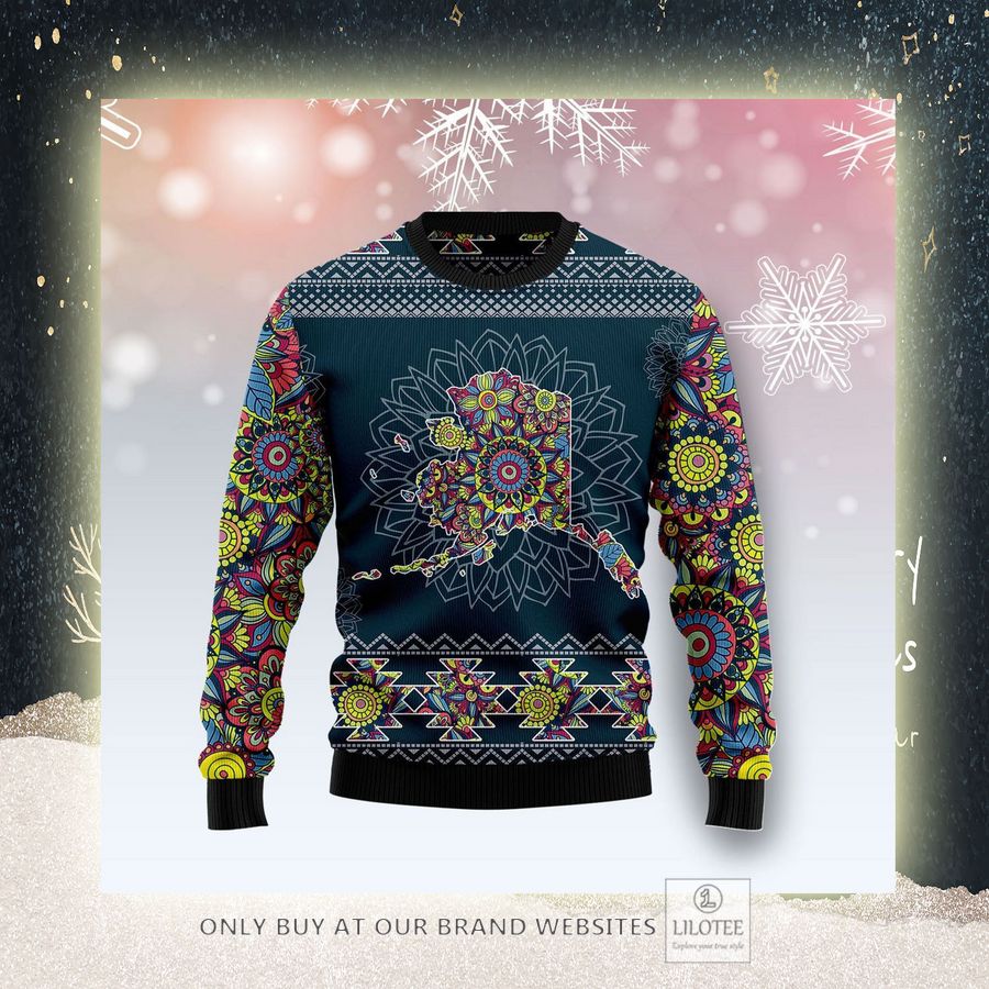 Alaska Blue Mandal Ugly Christmas Sweater - LIMITED EDITION 4 Alaska Blue Mandal Ugly Christmas Sweater - LIMITED EDITION - Image 4