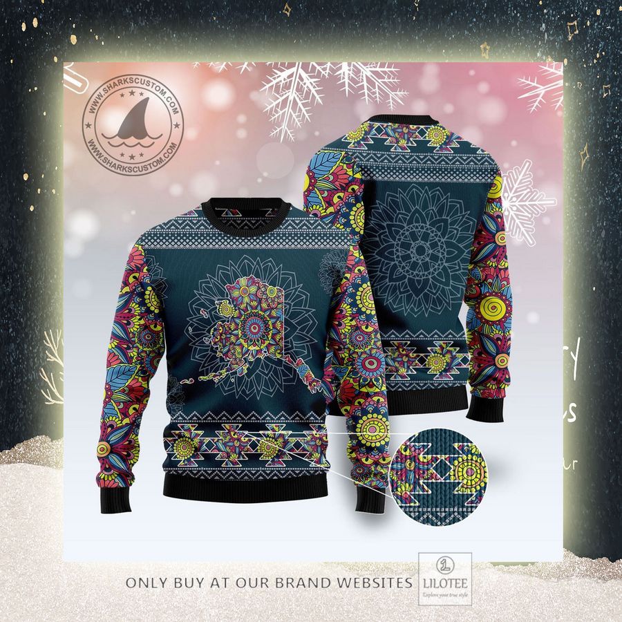 Alaska Blue Mandal Ugly Christmas Sweater - LIMITED EDITION 6 Alaska Blue Mandal Ugly Christmas Sweater - LIMITED EDITION - Image 6