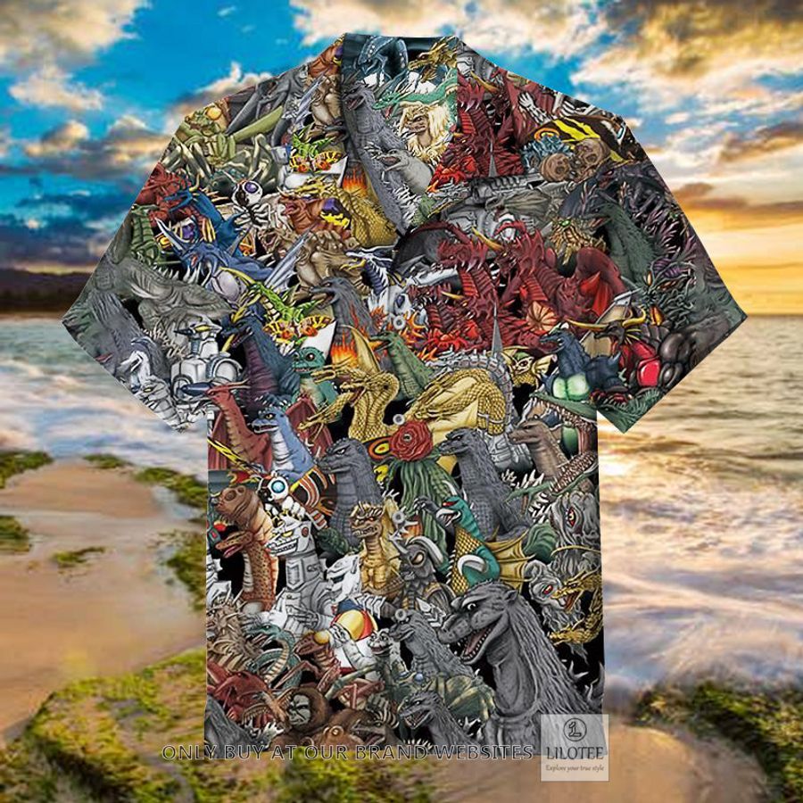 All Godzilla Monsters Hawaiian Shirt - LIMITED EDITION 9