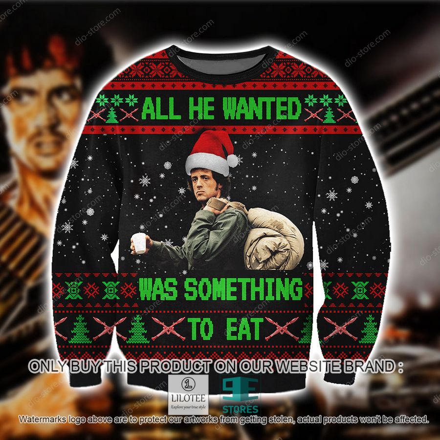All He Wanted Was Something To Eat Knitted Wool Sweater - LIMITED EDITION 8