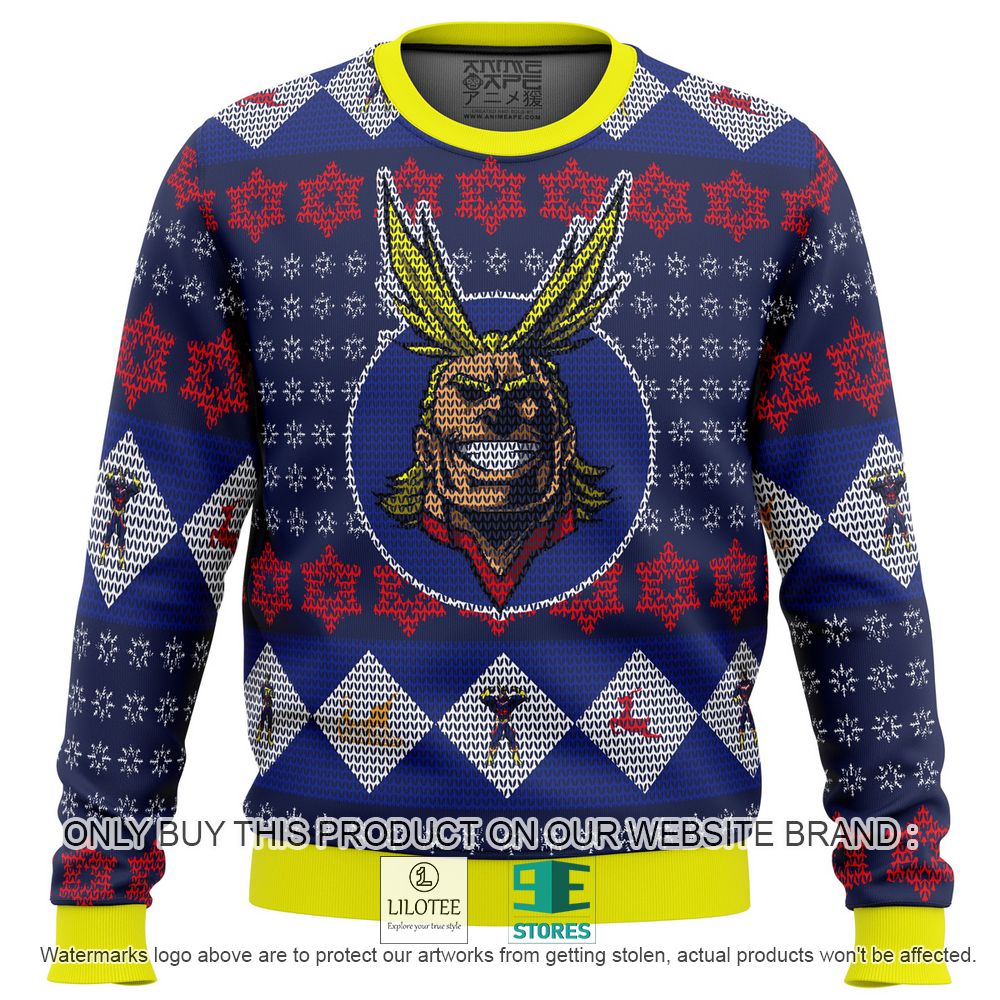 All Might My Hero Academia Anime Ugly Christmas Sweater - LIMITED EDITION 10