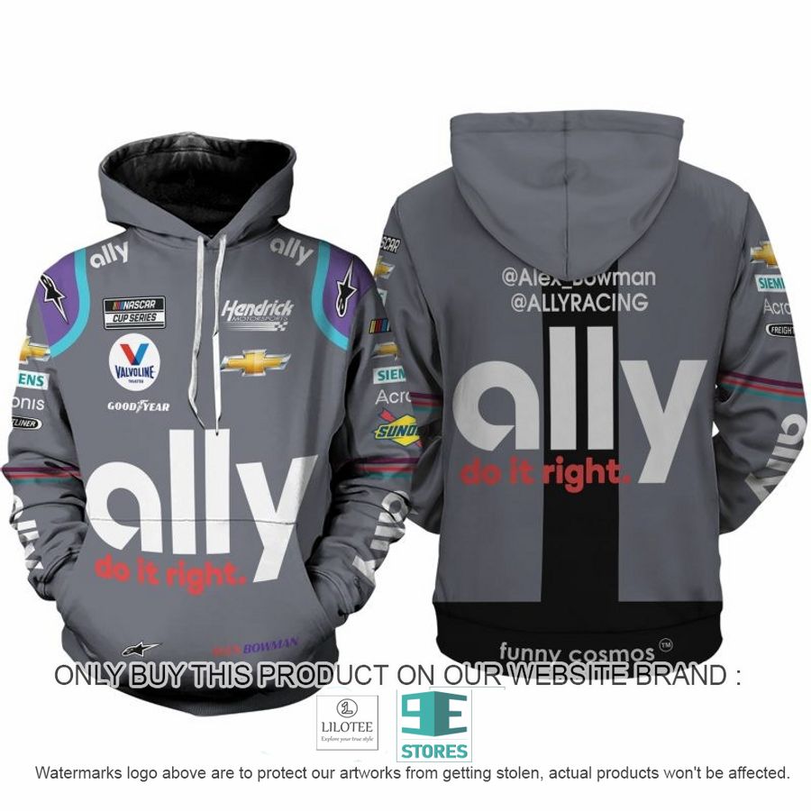 Ally Do It Alright Alex Bowman Nascar 2022 Racing 3D Shirt, Hoodie 9