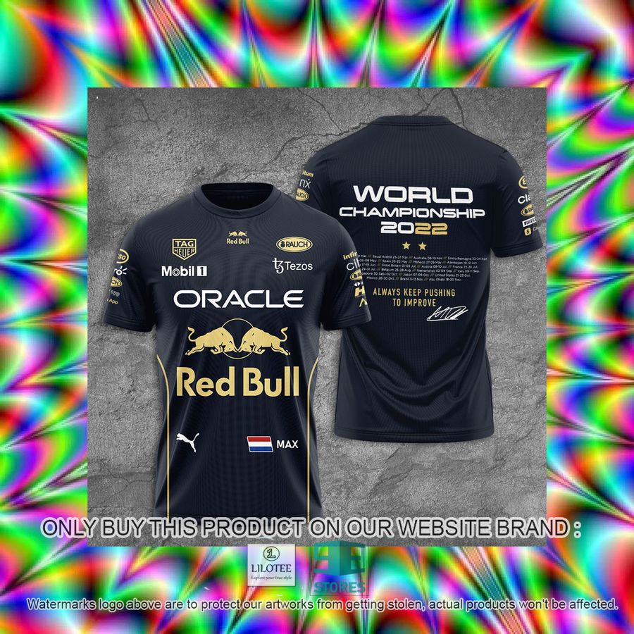 Always Keep Pushing To Improve World Championship 2022 3D T-Shirt 3 Always Keep Pushing To Improve World Championship 2022 3D T-Shirt - Image 3