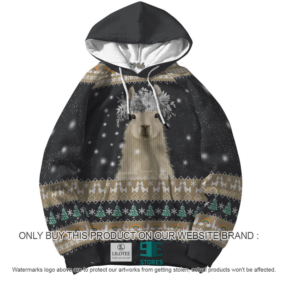 Amazing Llama Christmas 3D Over Printed Shirt, Hoodie 4 Amazing Llama Christmas 3D Over Printed Shirt, Hoodie - Image 4