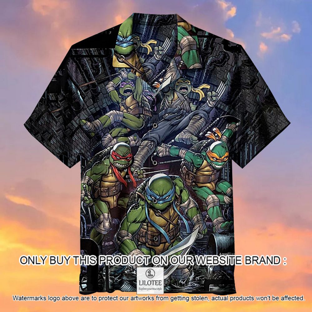 Amazing Teenage Mutant Ninja Turtles Pattern Movie Short Sleeve Hawaiian Shirt - LIMITED EDITION 10