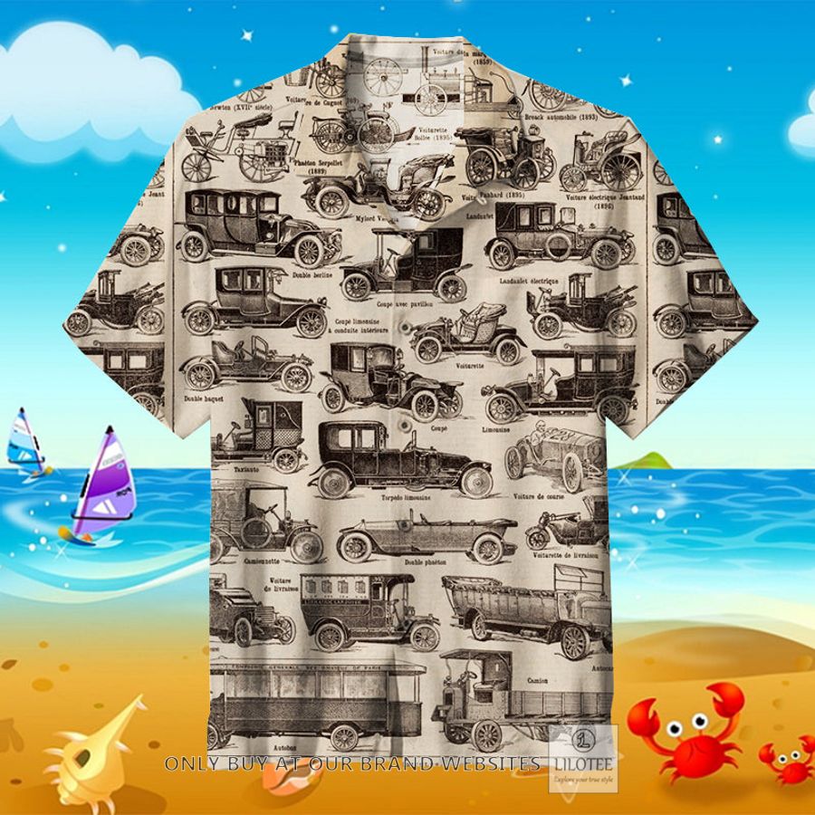 Antique Vehicle Hawaiian Shirt - LIMITED EDITION 9