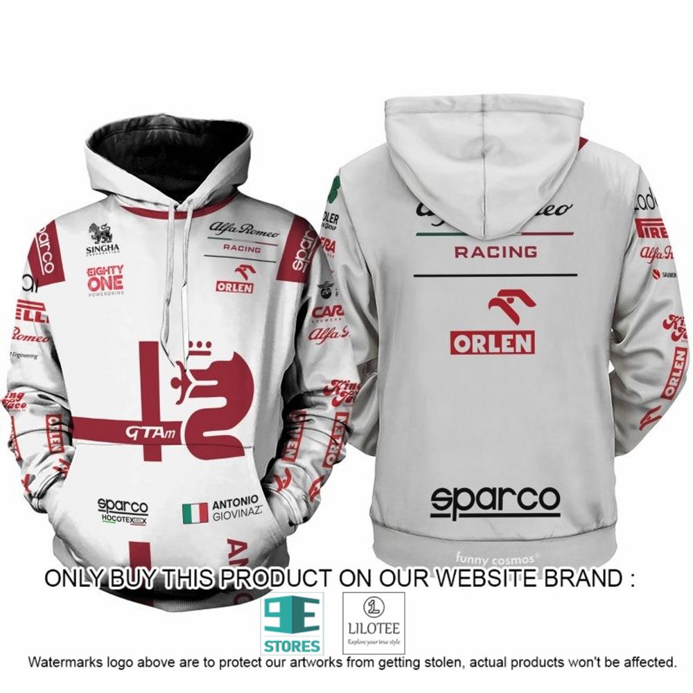 Antonio Giovinazzi Racing Formula 1 2022 Orlen 3D Hoodie, Shirt - LIMITED EDITION 9