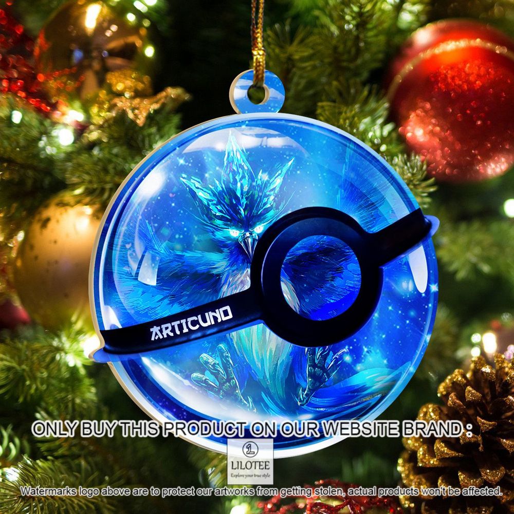 Articuno Pokemon Christmas Ornament - LIMITED EDITION 9