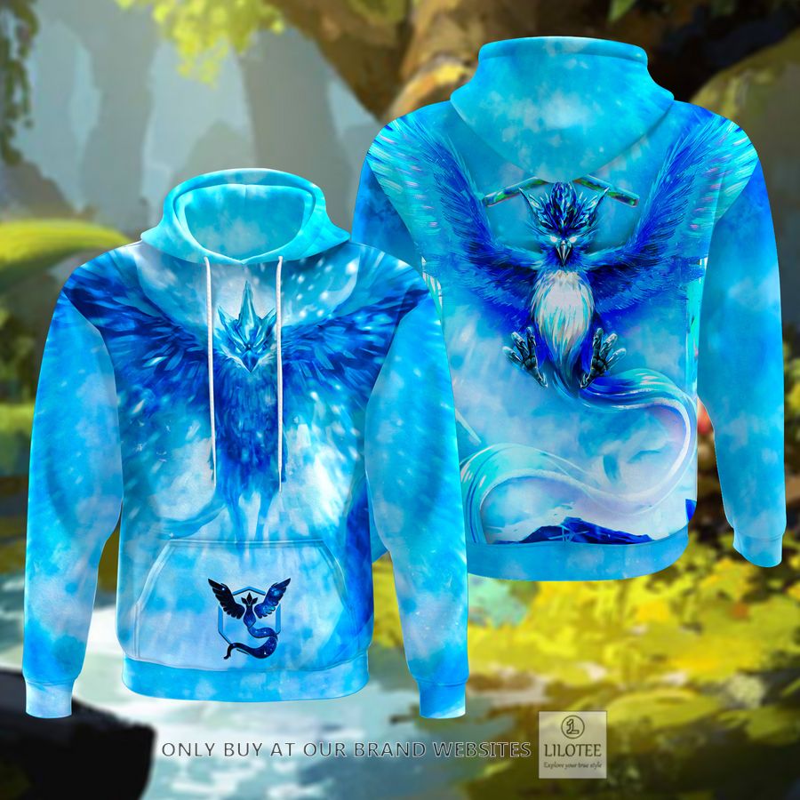 Articuno Team Mystic 3D Hoodie - LIMITED EDITION 6