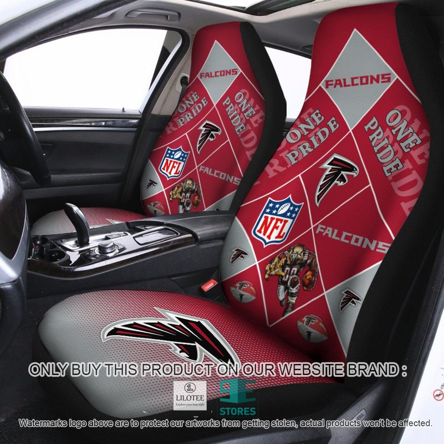 Atlanta Falcons One Pride Car Seat Covers 8