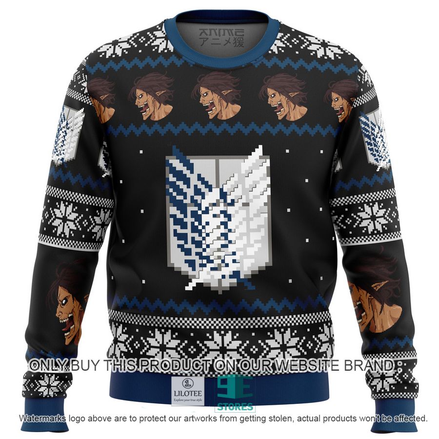 Attack On Titan Survery Corps Knitted Wool Sweater 24