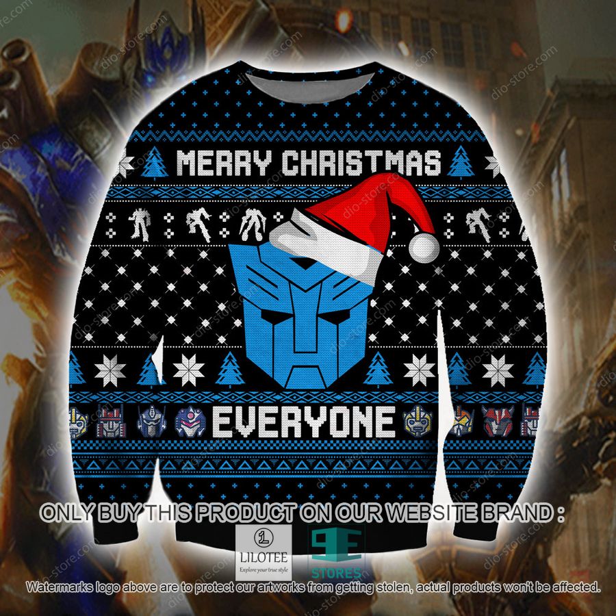 Autobot Merry Christmas Everyone Knitted Wool Sweater - LIMITED EDITION 8