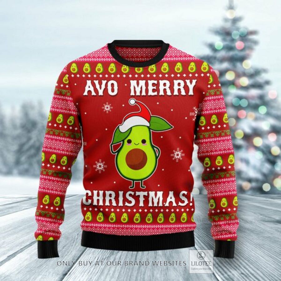 Avo Merry Christmas Ugly Christmas Sweatshirt 19