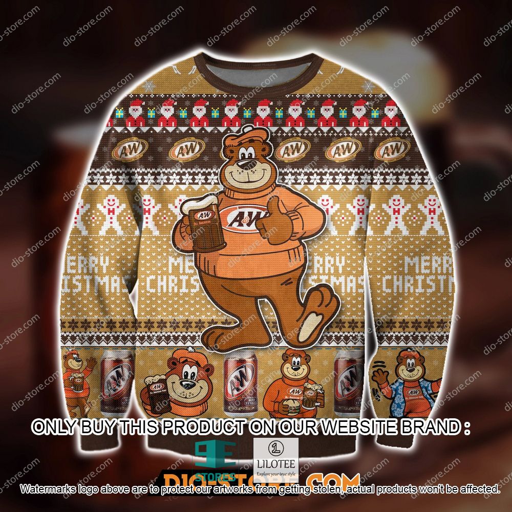 A&W Root Beer Since 1919 Ugly Christmas Sweater - LIMITED EDITION 11