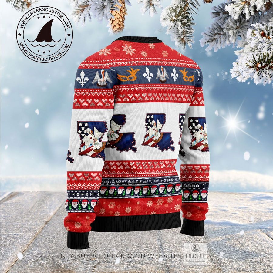 Alternative view of Awesome Louisiana Ugly Christmas Sweater - LIMITED EDITION