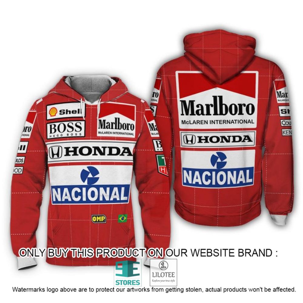 Ayrton Senna Racing Formula One Grand Prix Nacional 3D Hoodie, Shirt - LIMITED EDITION 9