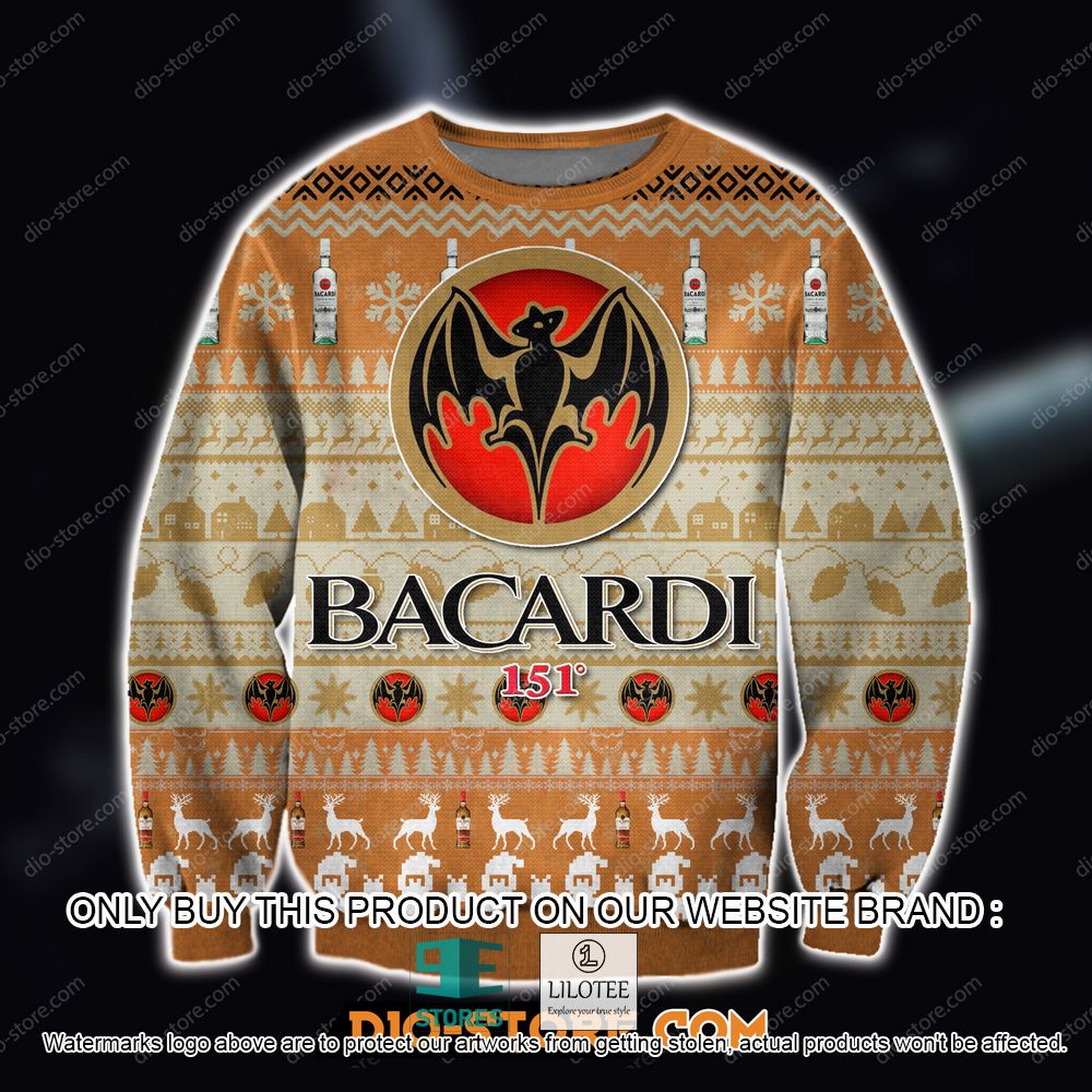Bacardi Wine 151 Ugly Christmas Sweater - LIMITED EDITION 11
