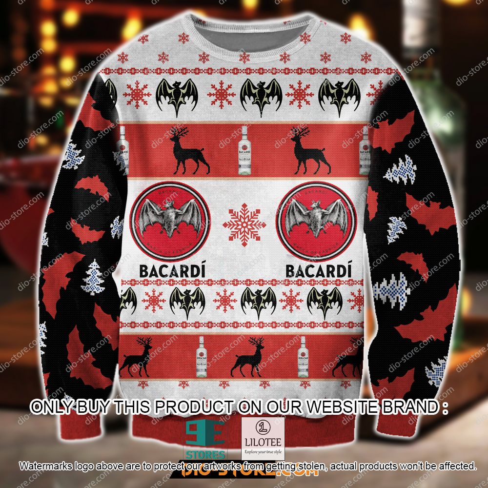 Bacardi Wine Ugly Christmas Sweater - LIMITED EDITION 10