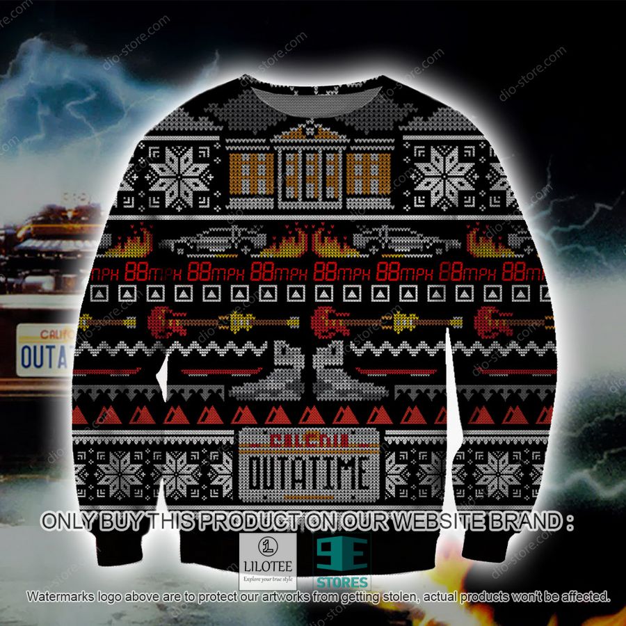 Back To The Future 88Mph Knitted Wool Sweater - LIMITED EDITION 8