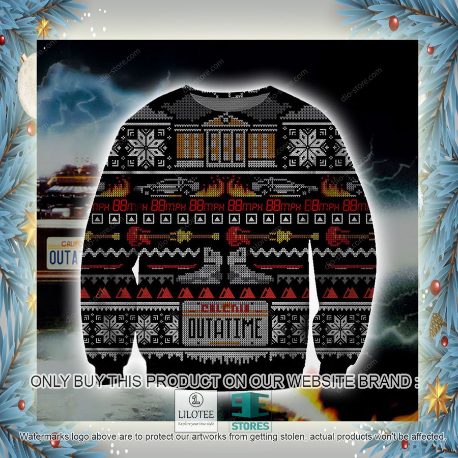Back To The Future 88Mph Knitted Wool Sweater - LIMITED EDITION 4 Back To The Future 88Mph Knitted Wool Sweater - LIMITED EDITION - Image 4