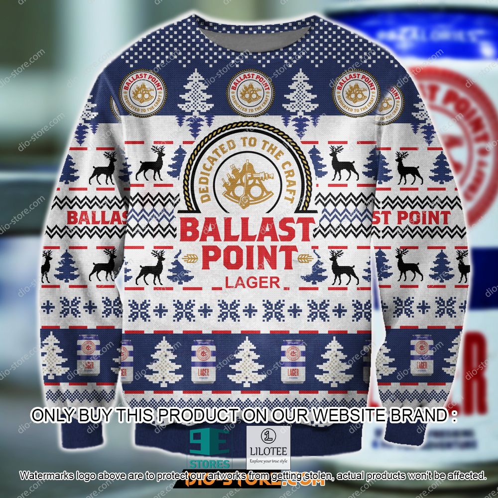 Ballast Point Lager Ugly Christmas Sweater - LIMITED EDITION 10