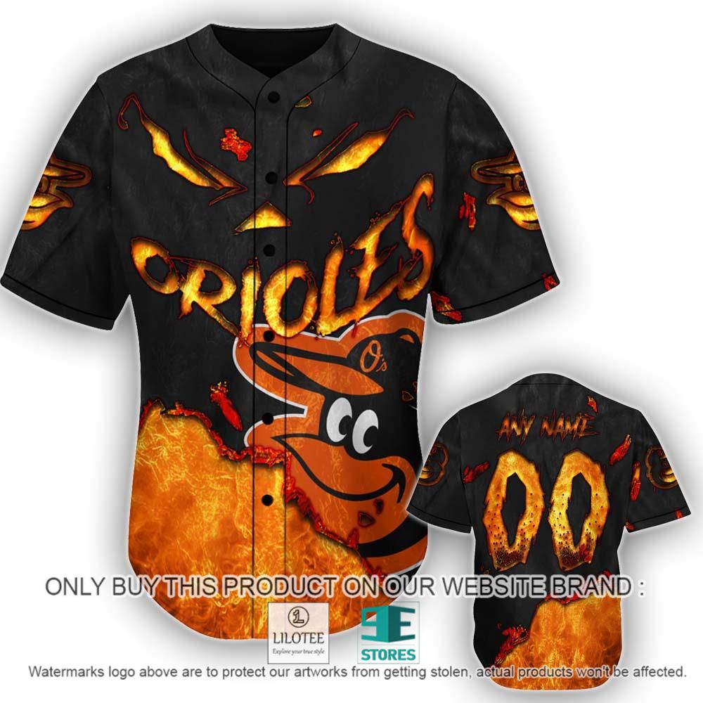 Baltimore Orioles Blood Personalized Baseball Jersey - LIMITED EDITION 10