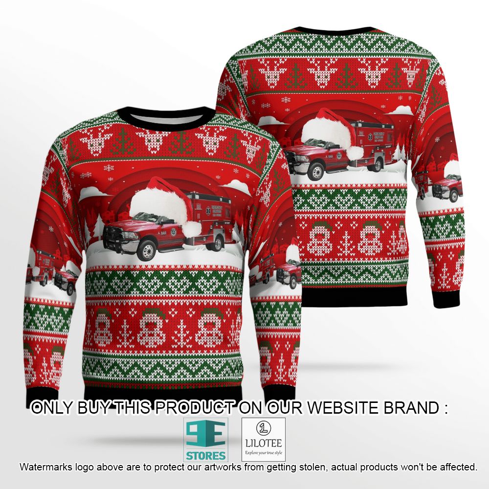 Bay County EMS Christmas Wool Sweater - LIMITED EDITION 12