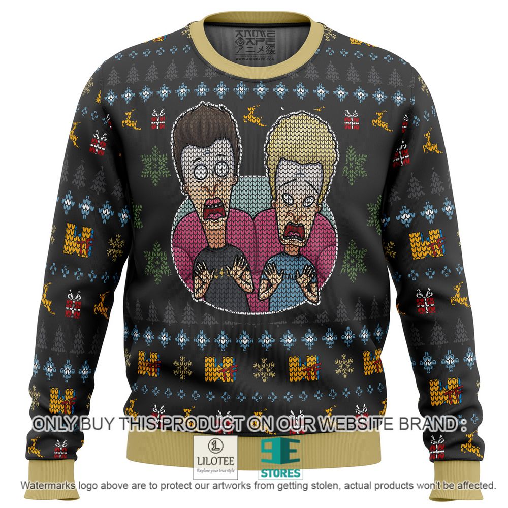 Beavis and Butthead Surprise Reaction Christmas Sweater - LIMITED EDITION 10