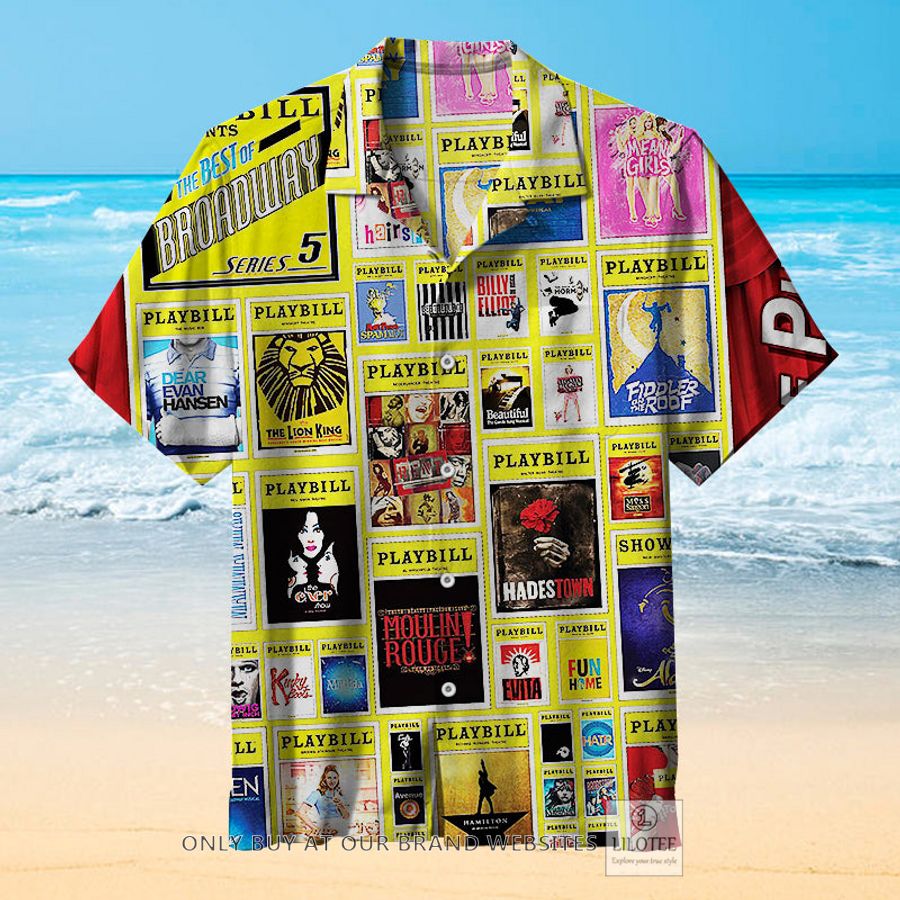 Best of Broadway Paybill yellow Hawaiian Shirt - LIMITED EDITION 17