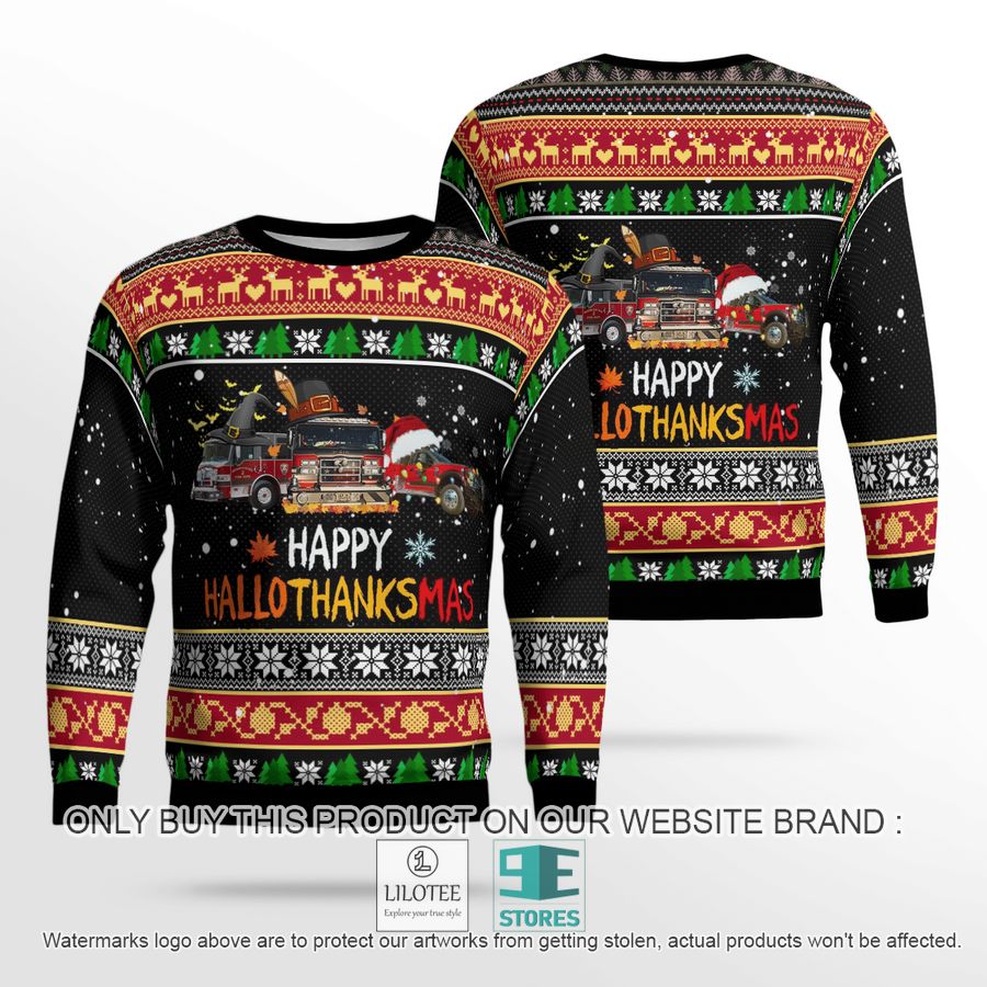 Bexar County 2 Fire Department Christmas Sweater - LIMITED EDITION 19