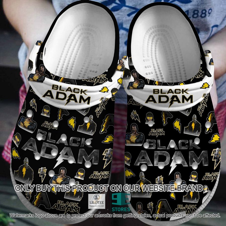 Black Adam Crocband Shoes 8