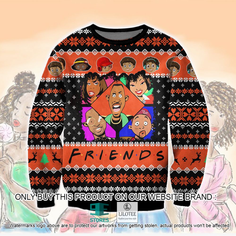 Black Friends Christmas Ugly Sweater - LIMITED EDITION 11