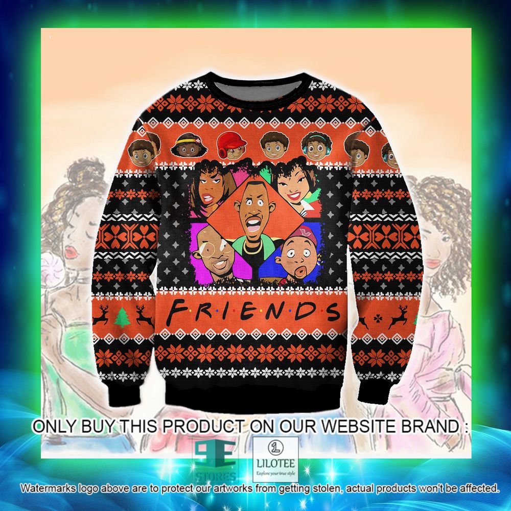 Black Friends Christmas Ugly Sweater - LIMITED EDITION 7 Black Friends Christmas Ugly Sweater - LIMITED EDITION - Image 7