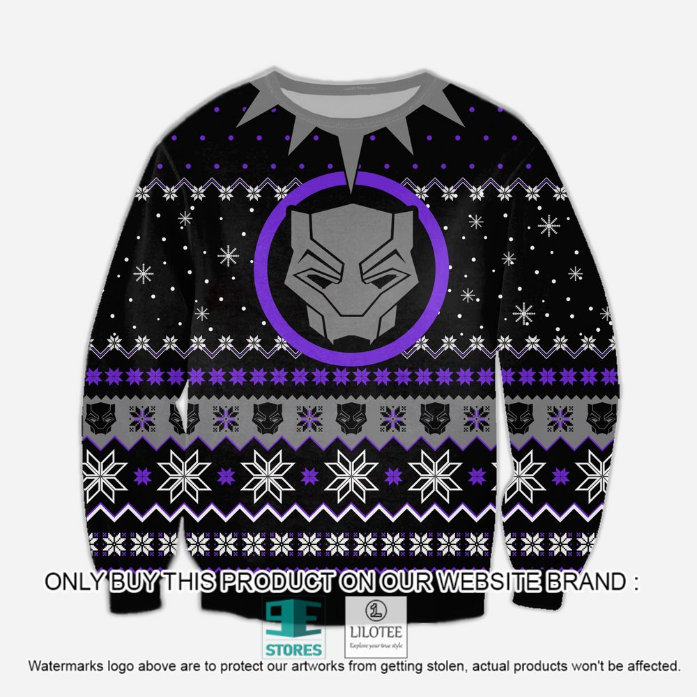 Black Panther Wakanda Forever Christmas Ugly Sweater - LIMITED EDITION 21
