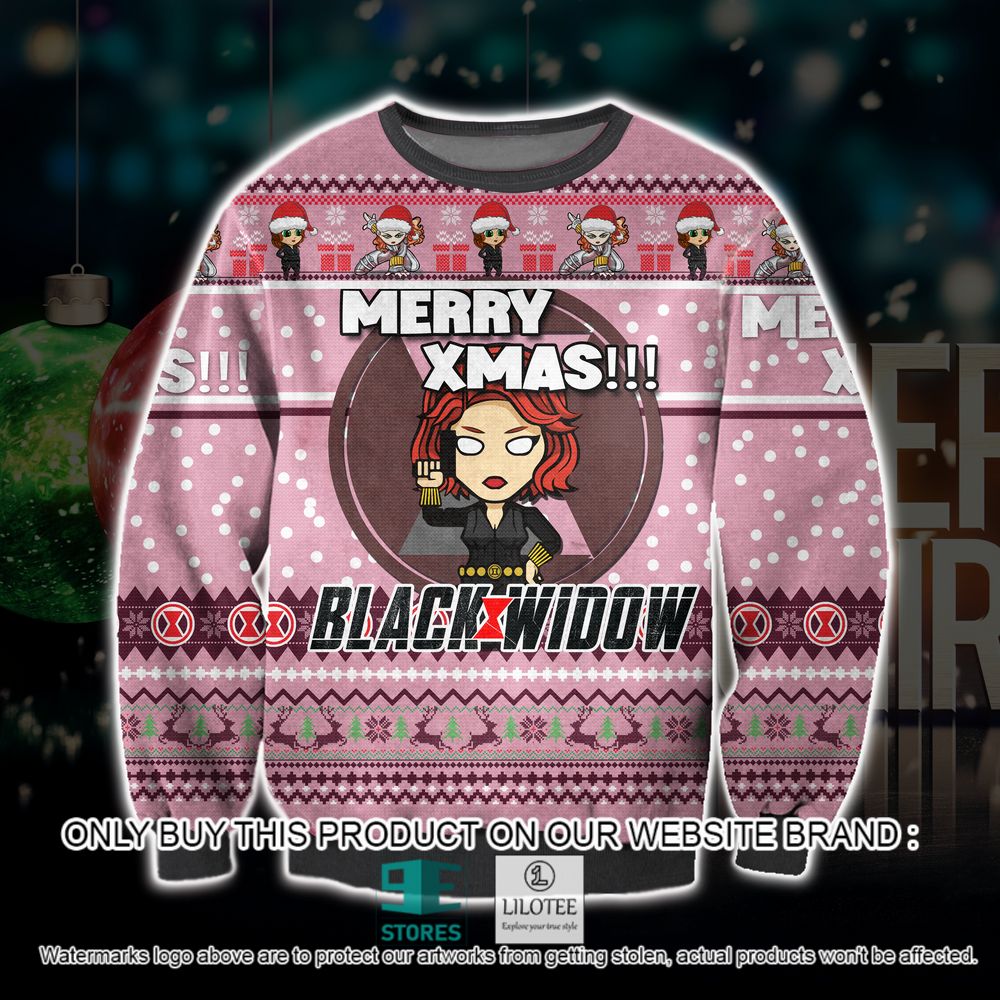 Black Widow Marvel Christmas Ugly Sweater - LIMITED EDITION 10