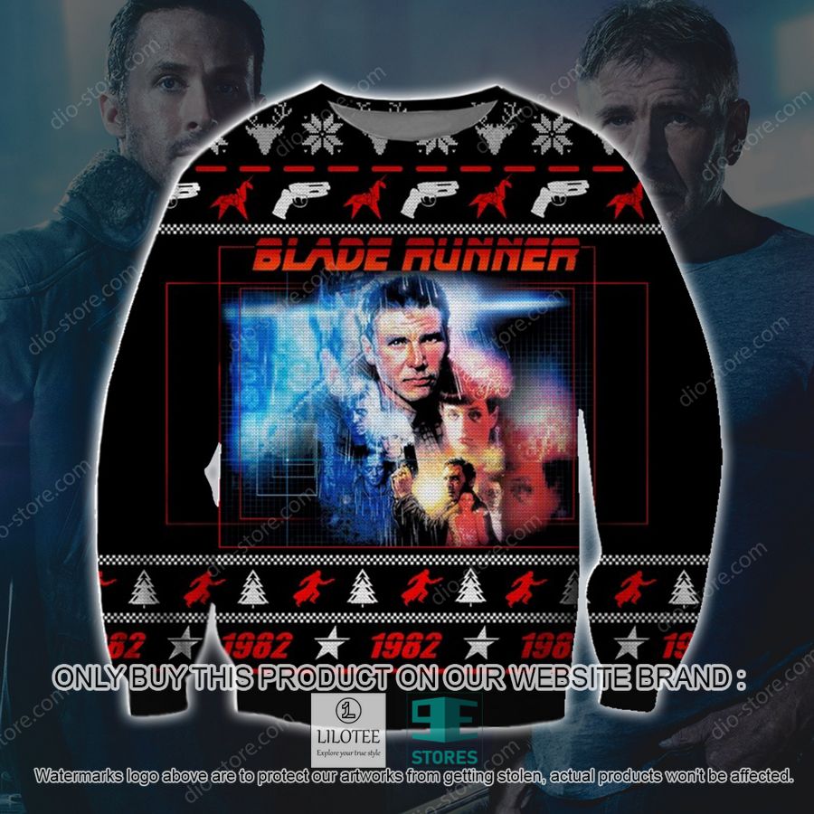 Blade Runner 1982 Black Knitted Wool Sweater - LIMITED EDITION 9