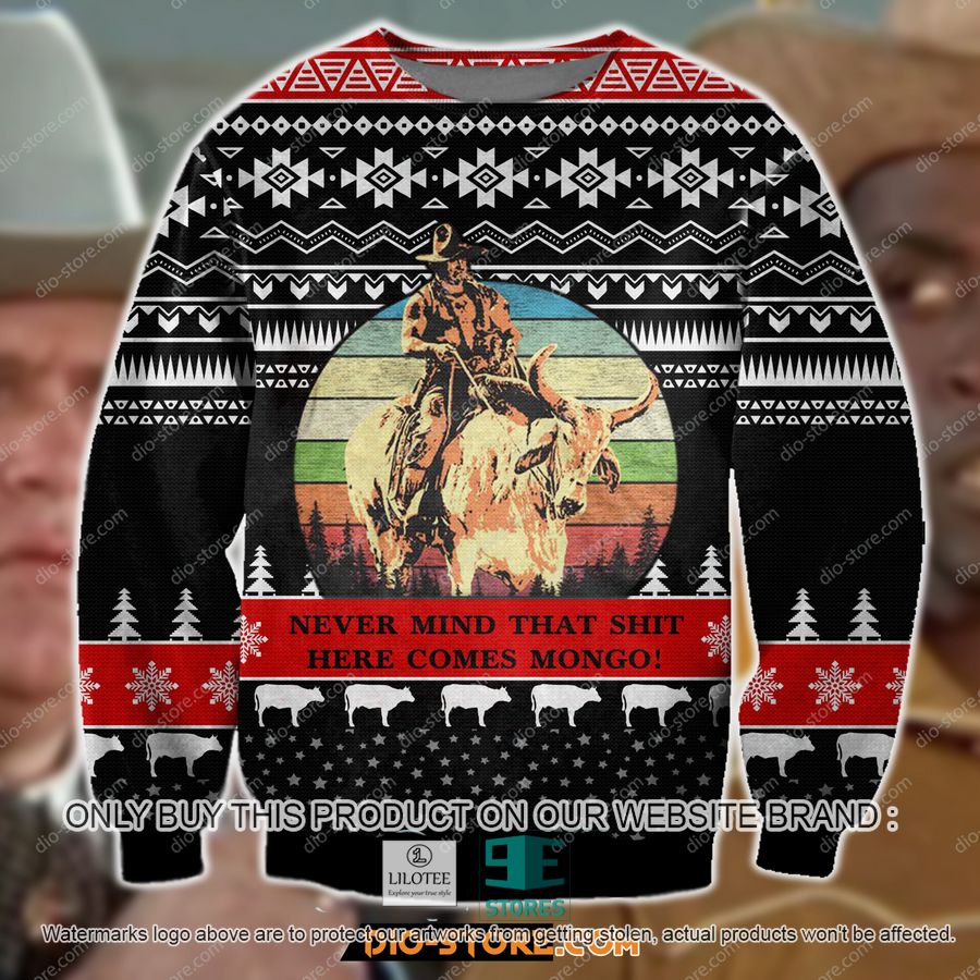 Blazing Saddles Ugly Christmas Sweater, Sweatshirt 16
