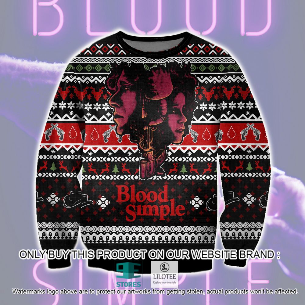 Blood Simple Christmas Ugly Sweater - LIMITED EDITION 21