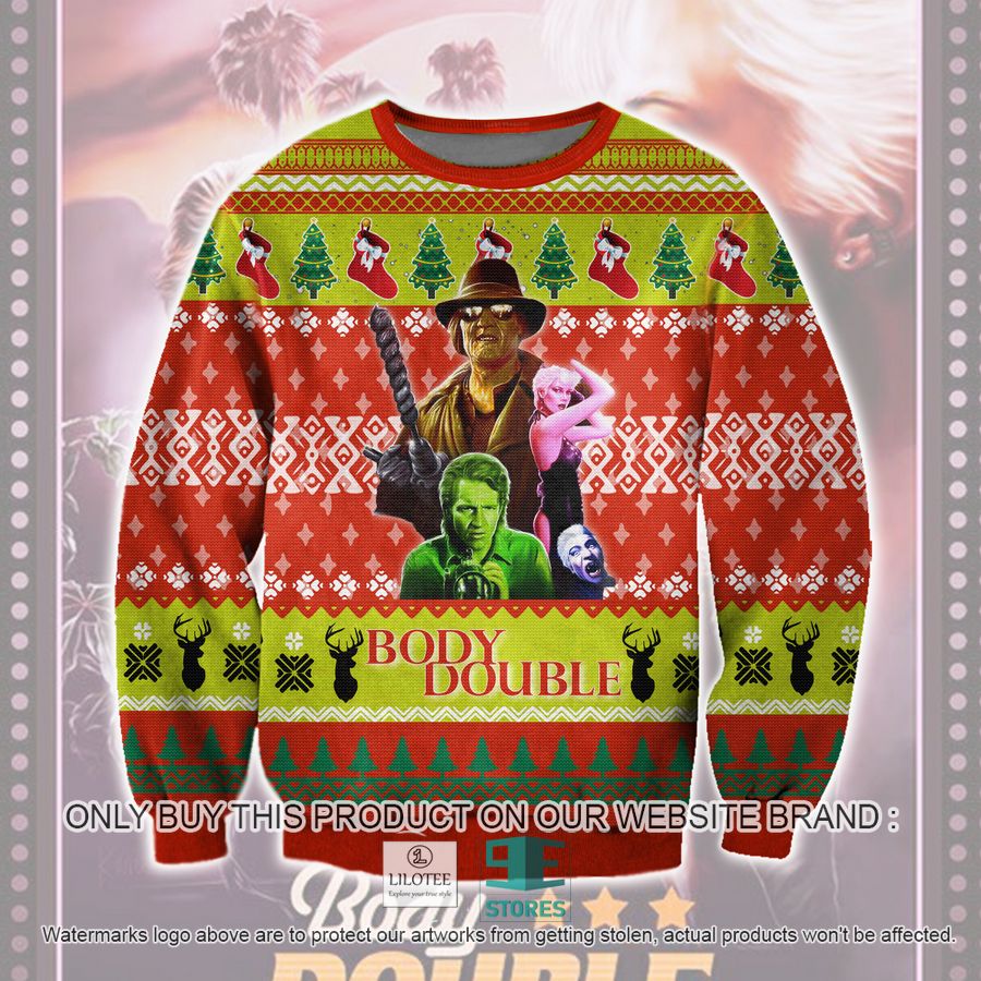 Body Double Ugly Christmas Sweater, Sweatshirt 16