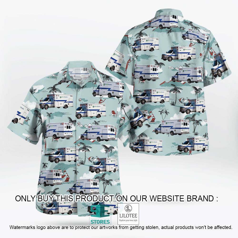 Boise, Idaho Ada County EMS Christmas Hawaiian Shirt - LIMITED EDITION 9