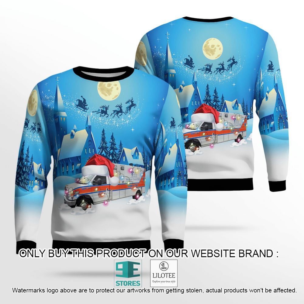 BOWLING GREEN, KY MEDICAL CENTER EMS Christmas Wool Sweater - LIMITED EDITION 13