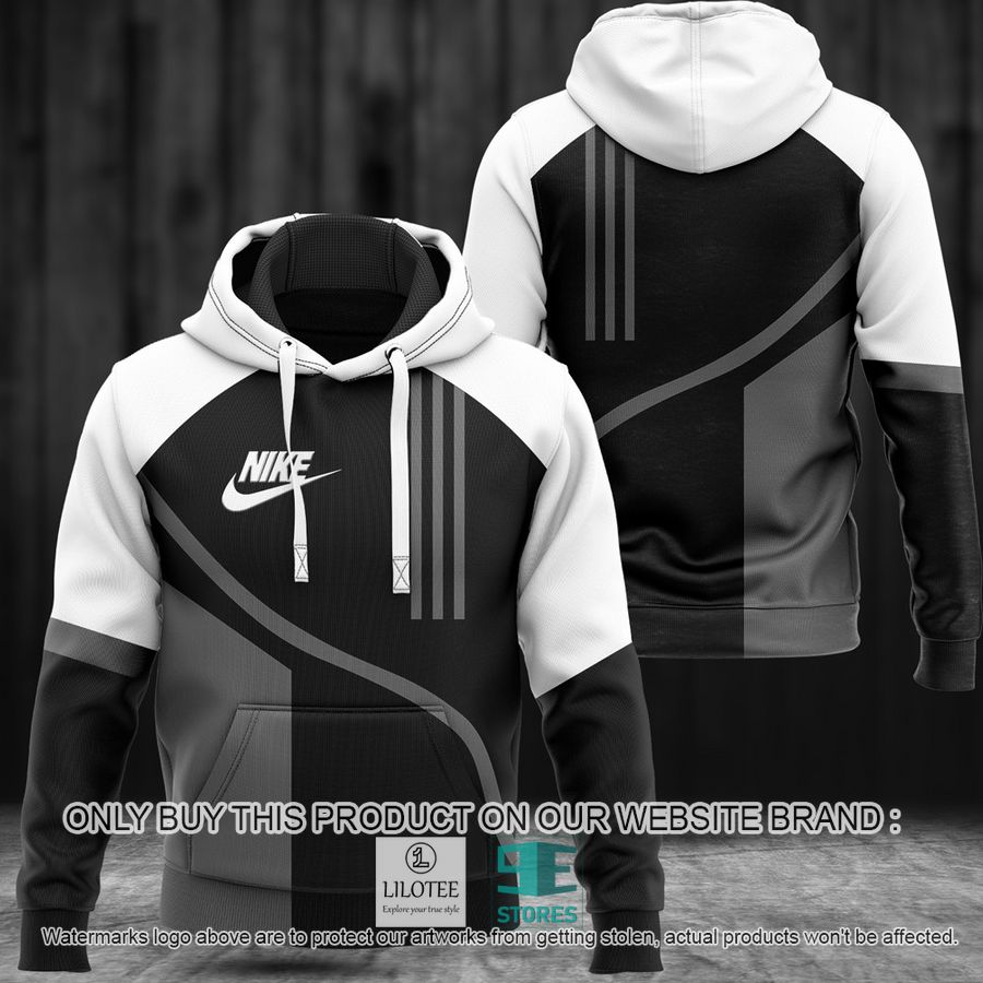 Brand Nike white black 3D Hoodie - LIMITED EDITION 8