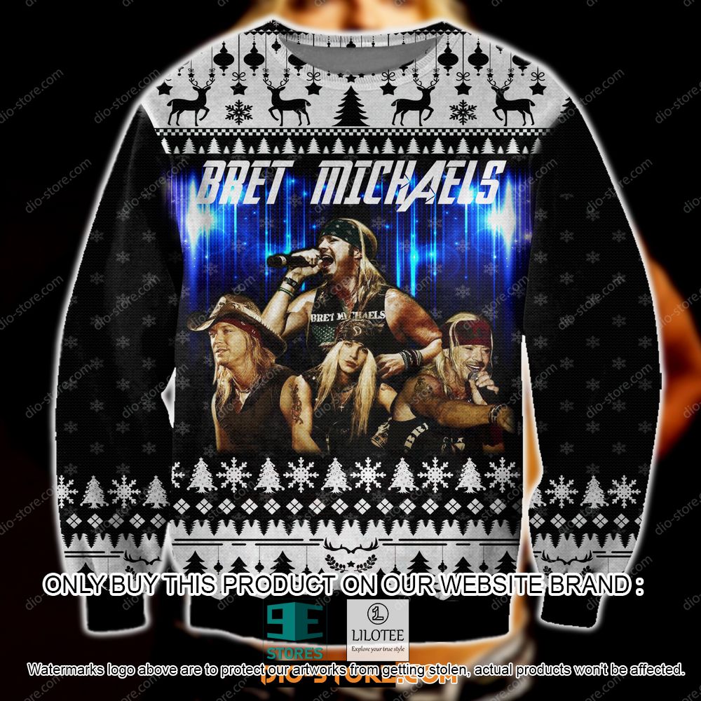 Bret Michaels Music Ugly Christmas Sweater - LIMITED EDITION 10