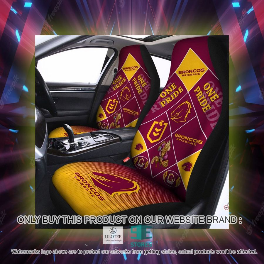 Alternative view of Brisbane Broncos One Pride Car Seat Covers