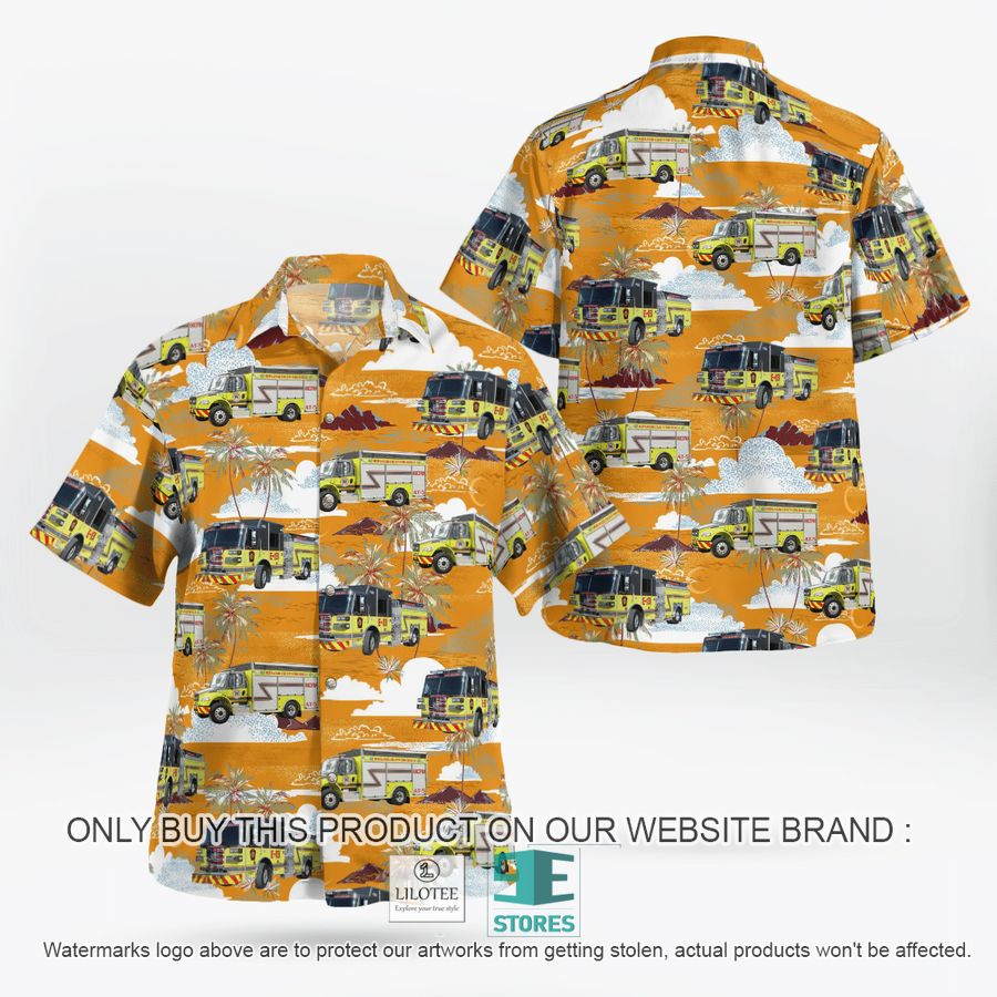 Brooksville, Hernando County, Florida, Hernando County Fire & Emergency Services Hawaiian Shirt 8