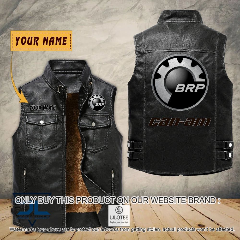 BRP-Can am Custom Name Sleeveless Velet Vest Jacket - LIMITED EDITION 6