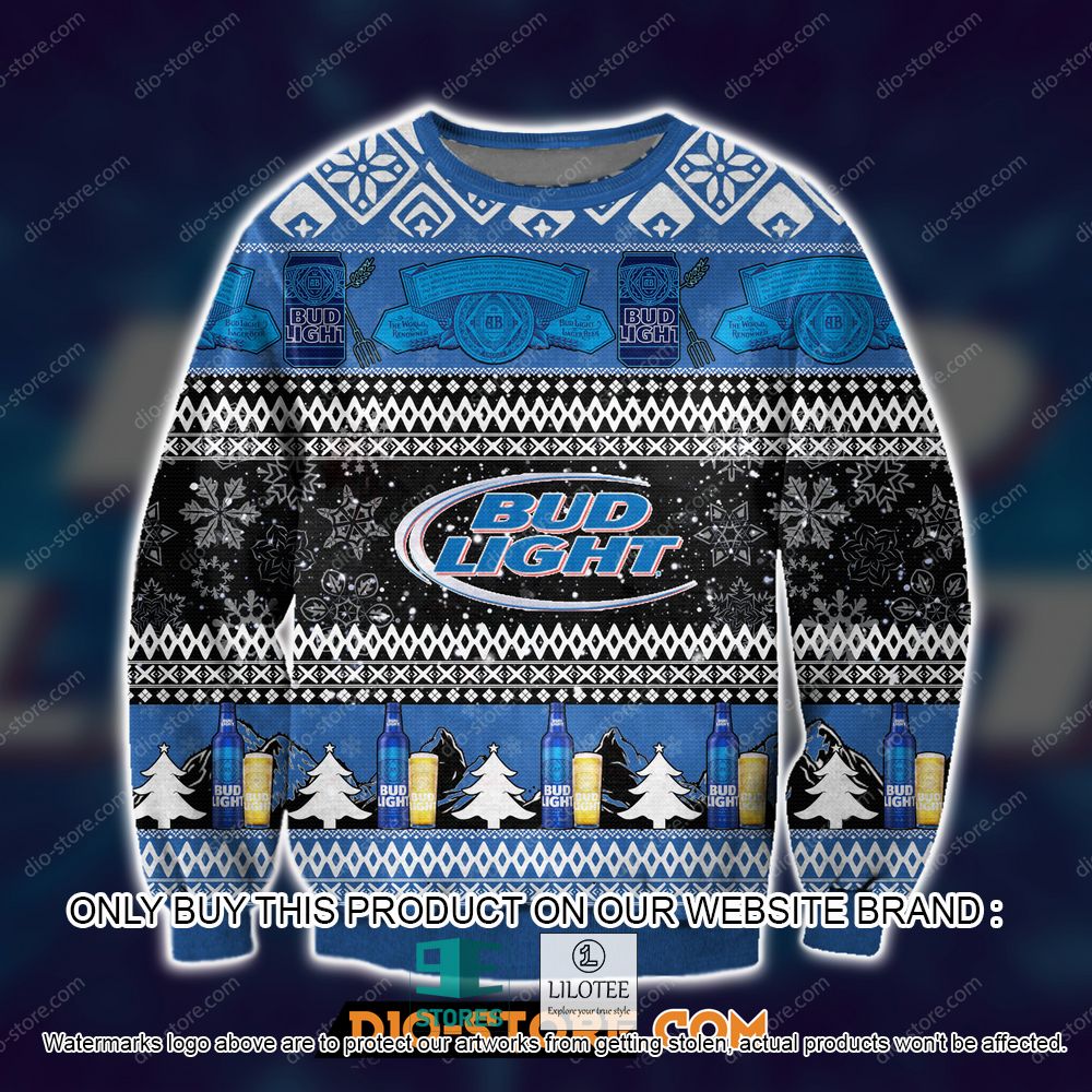 Bud Light Beer Ugly Christmas Sweater - LIMITED EDITION 11