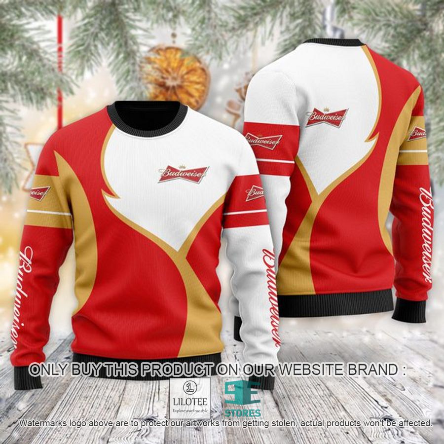 Budweiser Beer Ugly Christmas Sweater - LIMITED EDITION 9