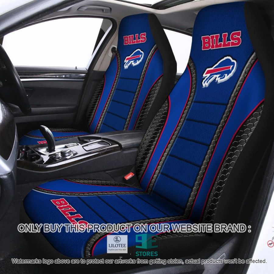 Buffalo Bills Blue Car Seat Covers 9